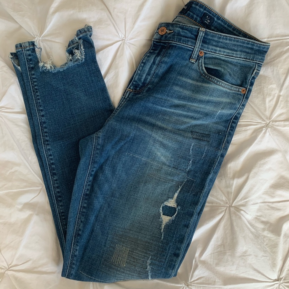 Lucky Brand Skinny Jeans Distressed